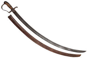 
	
		A sword from the Ethiopian Guard, Mehal Sefari, of Emperor Menelik II, Ethiopia, 19th...