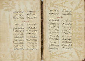 
	
		An anthology of religious poetry in one volume, including a poem by Shams Effendi, Irshad...