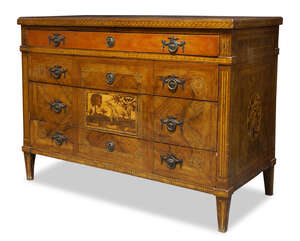 
	
		An Italian neoclassical commode in the manner of Giuseppe Maggiolini (1738-1814),...