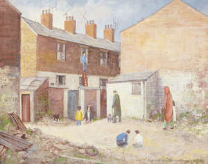 
	
		Harry Kingsley, 
		British 1914-1998 - 
		 
		The Playmates, Hulme, Manchester, 1956; ...