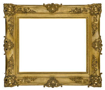 
	
		A Gilded Composition Louis XV Style Swept and Pierced Style Frame, mid-19th century, with...