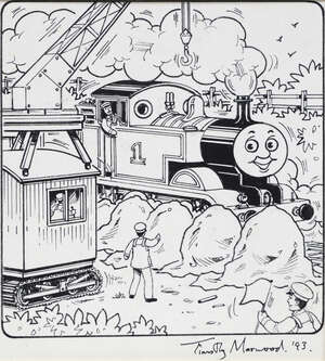 
	
		Timothy Marwood,
		British 1954-2008-
		 
		Thomas the Tank Engine, 1993;
		 
		original...
