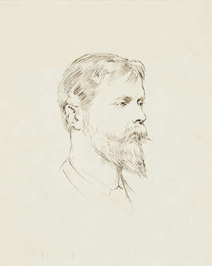 
	
		Theodore Blake Wirgman, 
		Belgian/British 1848-1925-
		 
		Portrait of the artist Sir...