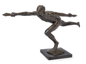 
	
		Richard Georg Schnauder(1886-1956), a patinated bronze 
		Allegorie des Rundfunks...