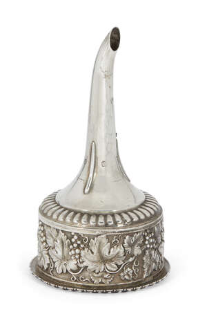 
	
		A Scottish silver wine funnel, Glasgow, c.1820, Robert Gray, the gadroon rim to neck...