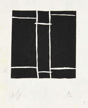 
	
		Brian Blow, 
		British 1931-2009- 
		 
		Untitled (4 works); 
		 
		four linocuts on...