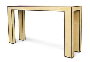 
	
		Designer Unknown, 
		 
		Contemporary console table, circa 2000, 
		Shagreen, stained...