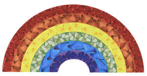 
	
		Damien Hirst, 
		British b.1965- 
		 
		Butterfly Rainbow (Large) [H7-1], 2020;
		