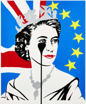 
	
		Pure Evil,
		British b.1968-
		 
		Brexit Nightmare;
		 
		screenprint in colours on...