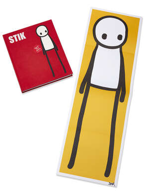 
	
		Stik,
		British b.1979-
		 
		Stik (book), 2015;
		 
		the first edition book, signed in...