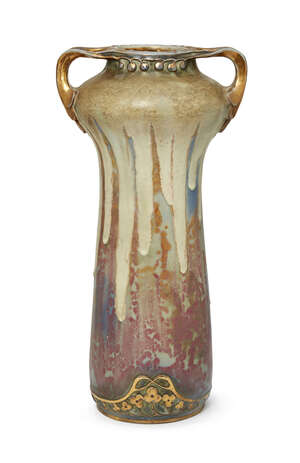 
	
		Amphora, an Art Nouveau ceramic vase the shape designed by Paul Dachsel
		c.1895,...
