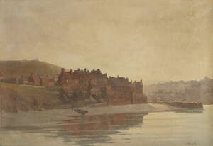 
	
		John Edmund Mace, 
		British 1889-1952- 
		 
		View of Whitby; 
		 
		oil on canvas,...