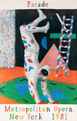 
	
		David Hockney OM CH RA, 
		British b.1937- 
		 
		Parade, 1981; 
		 
		offset...
