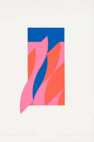 
	
		Bridget Riley CH CBE, 
		British b.1931- 
		 
		One Small Step, 2009; 
		 
		screenprint...