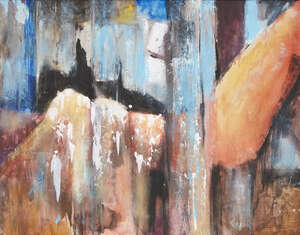 
	
		Aubrey Sendall Williams, 
		Guyanan/British 1926-1990-
		Nuno, 1976;
		mixed technique on...