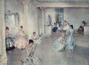 
	
		Sir William Russell Flint RA RWS, Scottish 1880-1969- Casual Assembly; offset lithograph...