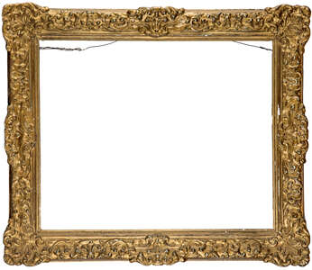
	
		A Gilded Composition Régence Style Frame, 
		early 20th century, 
		with cavetto sight,...