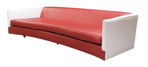 
	
		Attributed to Harvey Probber (1922-2003),  a large three seater sofa 
		c.1950s 
		of...