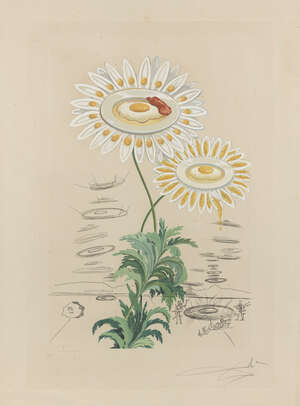 
	
		Salvador Dalí, 
		Spanish 1904-1989-
		 
		Chrysanthemum (Marguerite) [Prestel 236],...