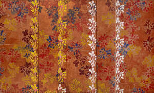 
	
		Stephen Buckley, 
		British b.1944 - 
		Field, 1998; 
		acrylic on canvas assemblage,...