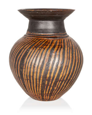 
	
		Designer Unknown, 
		 
		Studio Pottery vase, 20th century, 
		Glazed earthenware,...