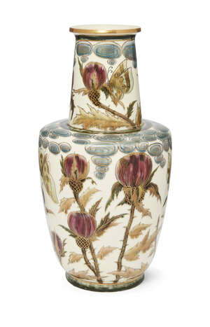 
	
		Julia Zsolnay (1856-1950), a large Zsolnay ceramic vase
		c.1883, printed underglaze...