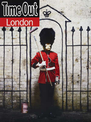 
	
		Banksy,
		British b. 1974-
		 
		Time Out London poster, 2010;
		 
		offset lithographic...