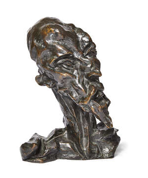 Otto Gutfreund,
		Czechoslovakian 1889-1927-
		Don Quixote, 1912/13;
		bronze, height 38cm
		Provenance: Abe Gottlieb, New York purchased the piece from Gr