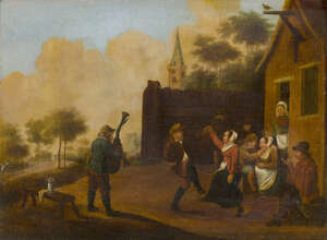 
	
		Manner of David Teniers the Younger, 
		 
		late 18th / early 19th century- 
		 
		