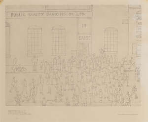 
	
		Laurence Stephen Lowry RBA RA, 
		British 1887-1976- 
		 
		 
		Lancashire League...