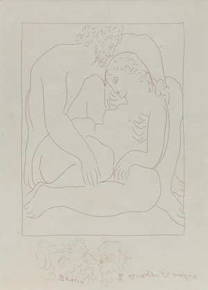 Pablo Picasso,&nbsp;Spanish 1881-1973,&nbsp;Amours de Jupiter et de S&eacute;m&eacute;l&eacute;, from the Metamorphoses d'Ovide...