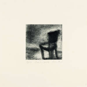 
	
		Celia Paul,
		British b.1959- 
		 
		Chair, 2014; 
		 
		soft-ground etching on 300gsm...