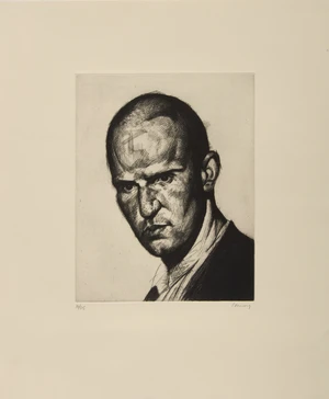 Stephen Conroy,&nbsp;British b.1964-&nbsp;Head Study 1, 1999;&nbsp;etching on wove,&nbsp;signed and numbered 10/25 in...