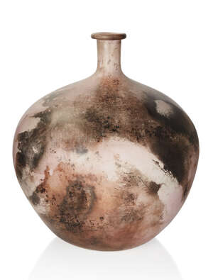 
	
		Designer Unknown, 
		 
		Large vase, late 20th century, 
		Earthenware, smoke fired...