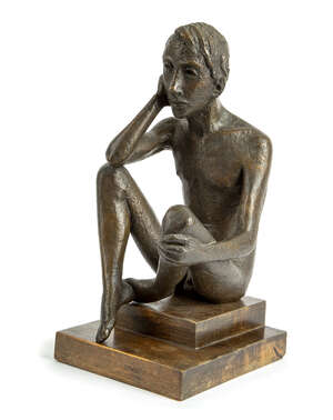 
	
		Joachim Karsch, 
		 
		German 1897-1945- 
		 
		Sitzender Juengling, 1930; 
		 
		 
		