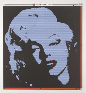 George Pusenkoff, Russian b.1953- Marilyn Monroe, 2002; screenprint in colours, signed, dated and...