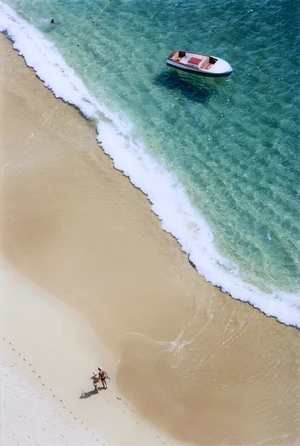 Slim Aarons,&nbsp;American 1916-2006,&nbsp;Caleta Beach, Acapulco, 1968;&nbsp;unique photographic print encased in...