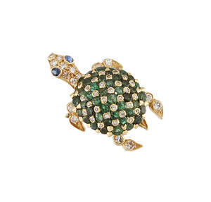 
	
		A jadeite jade pendant, the tapering rectangular jade panel of grey to green hues carved...
