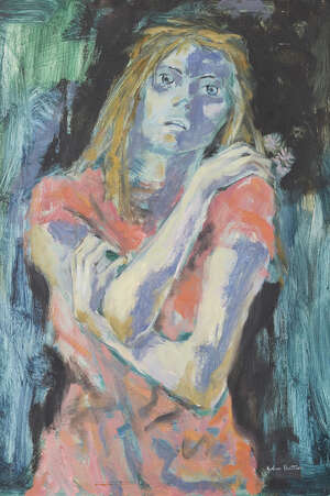 
	
		John Hutton, 
		British 1906-1978- 
		 
		Ophelia, 1963;
		 
		oil on board, signed,...