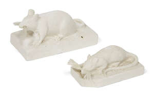 
	
		Sir Eduardo Paolozzi CBE RA, 
		Scottish 1924-2005- 
		 
		Rat and Mouse; 
		 
		two...