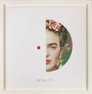 
	
		Nick Smith,
		British b.1980-
		 
		Frida Kahlo Chromophore, 2017;
		 
		giclee print in...