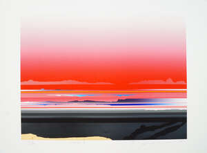 
	
		Tetsuro Sawada, 
		Japanese 1933-1998- 
		Mirror II; 
		screenprint in colours on...