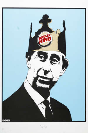 
	
		Dolk, 
		Norwegian b.1979- 
		 
		Burger King, 2006; 
		 
		screenprint in colours,...