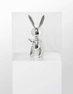 
	
		After Jeff Koons, 
		American b.1955-
		 
		Rabbit (Silver); 
		 
		zinc alloy...