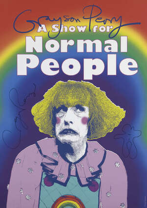 
	
		Grayson Perry CBE RA, 
		British b.1960- 
		 
		A Show For Normal People, 2021;
		offset...