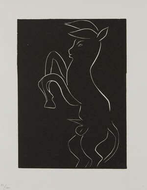 
	
		Henri Matisse, French, 1869-1954
		Un meuglement different les autres, (3), 1981, from...