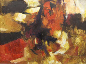 
	
		Mathijs Isak (Thijs) Nel,
		South African b.1943-
		 
		Untitled abstract...