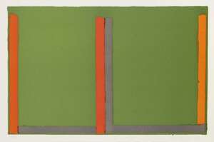 
	
		John Hoyland RA,
		British 1934-2011-
		 
		Large Green Swiss, 1968;
		 
		 
		