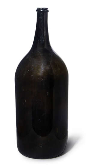 
	
		A French  brown glass Nebuchadnezzer Champagne bottle, late 19th century, 59cm 
		