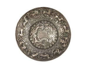 
	
		WITHDRAWN. An Ottoman repousse silver bowl, Balkans, circa 1700, of rounded form with...